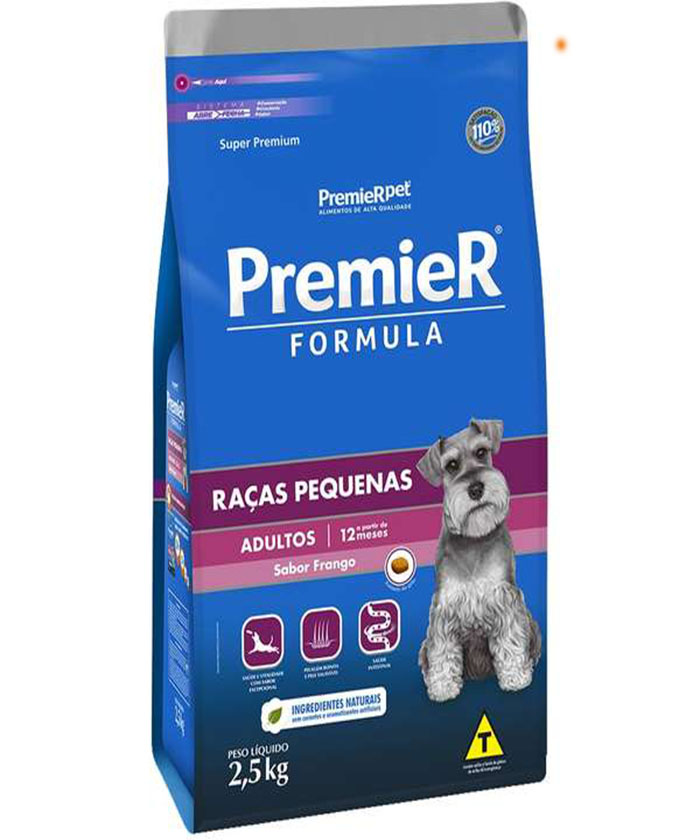 PREMIER ADULTO RAÇAS PEQUENAS 2,5 KG