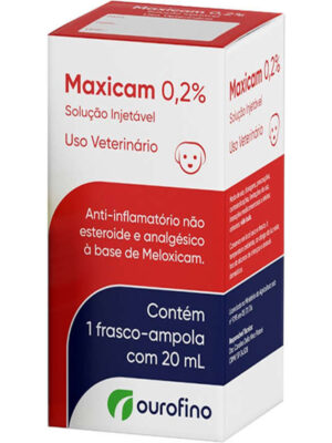 MAXICAM 0,2% INJETAVEL 20 ML