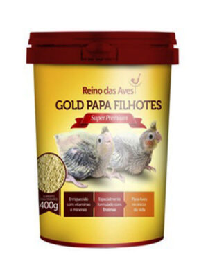 REINO DAS AVES PAPA DE FILHOTE 400 GR (C/SERINGA)