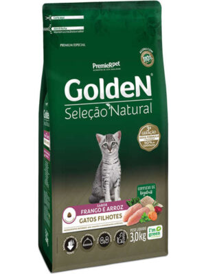GOLDEN GATOS SELEÇÃO NATURAL FILHOTES 3 KG