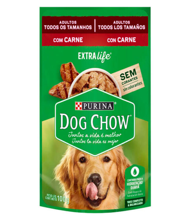 DOG CHOW SACHE CARNE 100 EXTRA LIFE GR