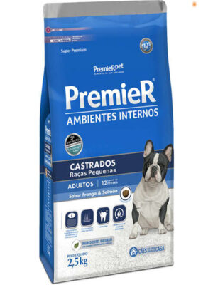 PREMIER ADULTO AMBIENTES INTERNO CASTRADOS 2,5 KG