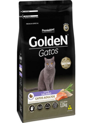 GOLDEN GATOS SALMÃO 1 KG