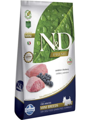 N&D PRIME CANINE CORDEIRO MINI 2,5 KG