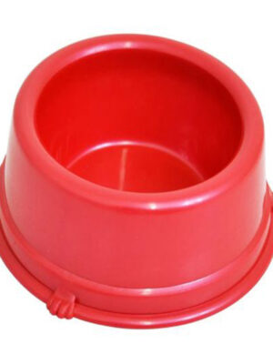 COMEDOURO PLAST.  FILHOTE 500ML REF. 202-3 (VERMELHO)