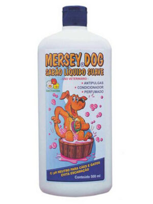 SHAMPOO MERSEY DOG ANTI PULGA 500ML