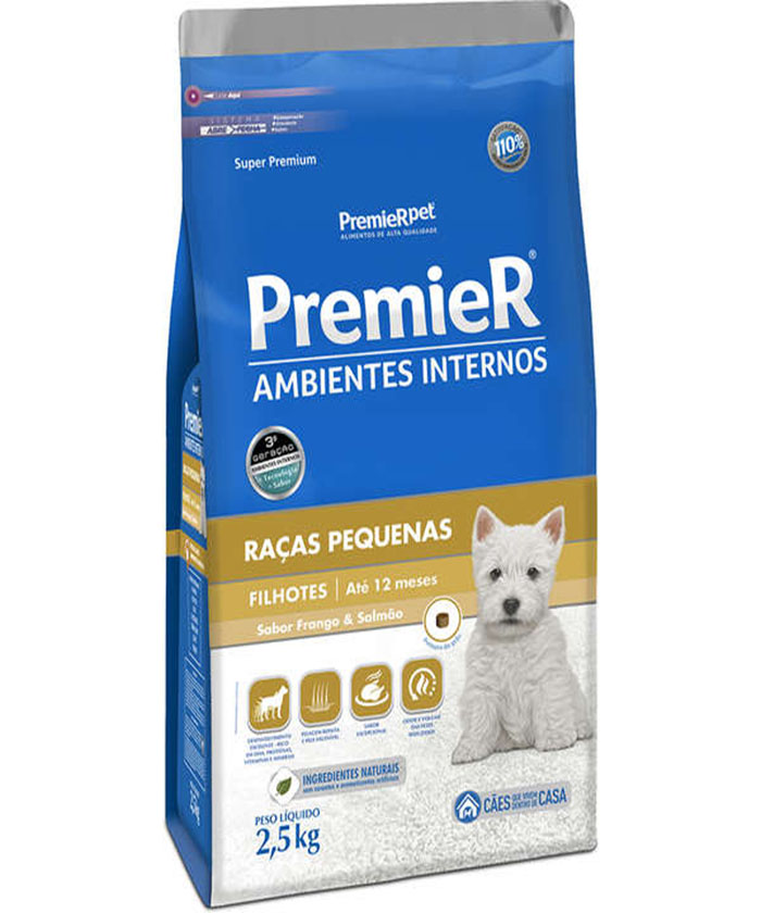 PREMIER FILHOTE AMBIENTES INTERNO 2,5 KG