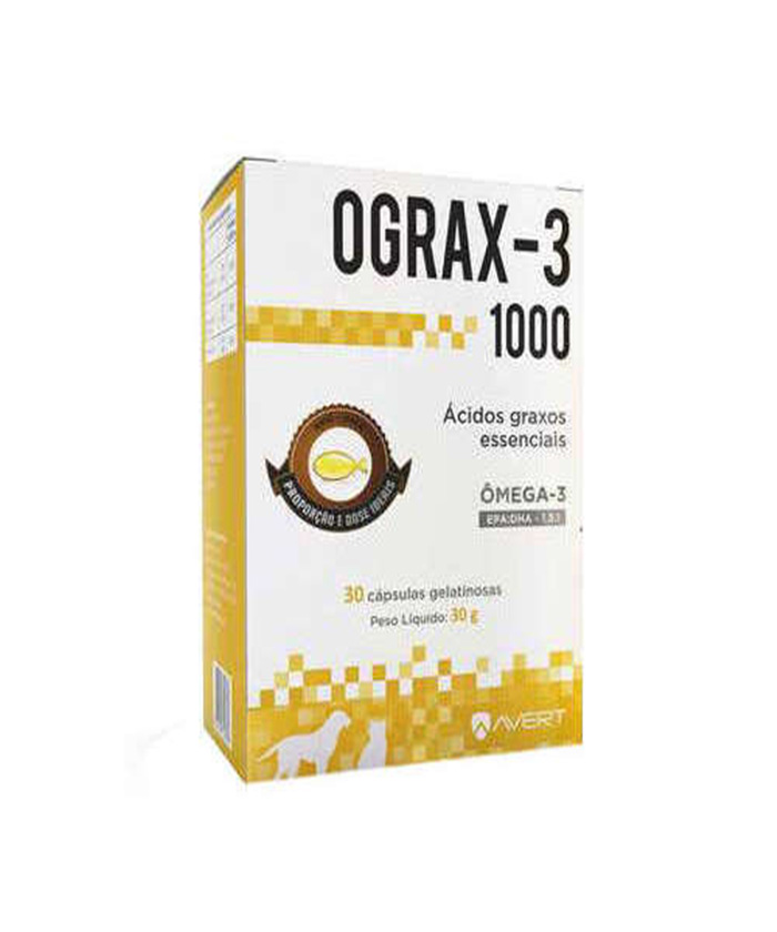 OGRAX - 3 1000 30 CAPSULAS