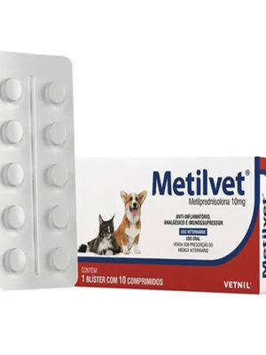 METILVET 10 MG 10 COMPRIMIDOS