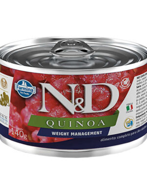 N&D CANINE LATA QUINOA WEIGHT MANAGEMENT 140 GR