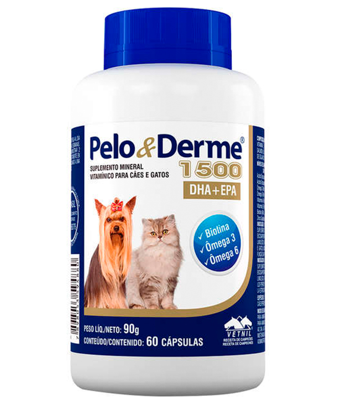 PELO & DERME 1500 60 CÁPSULAS