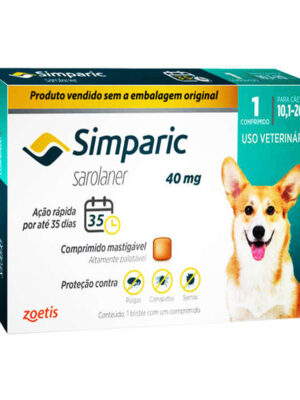 SIMPARIC (10 - 20) 1 COMPRIMIDO