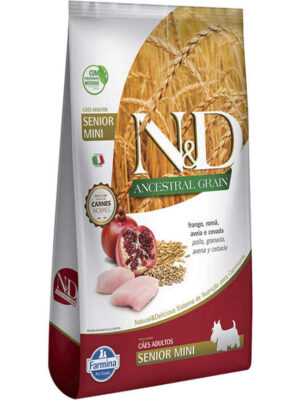 N&D ANCESTRAL GRAIN CANINE FRANGO SENIOR MINI 2,5 KG