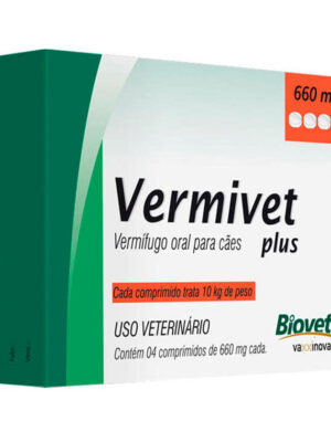 VERMIVET PLUS 10 KG 4 COMPRIMIDOS