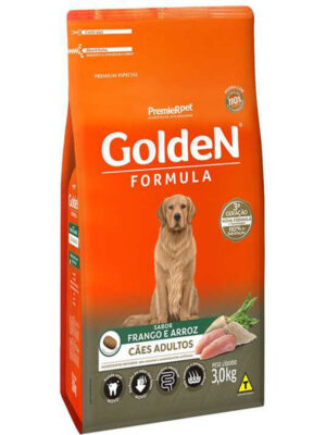 GOLDEN FORMULA ADULTO FRANGO E ARROZ 3 KG