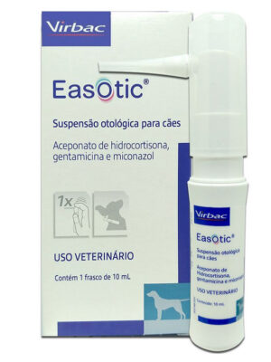 EASOTIC SOLUÇÃO OTOLOGICA PARA CÃES 10 ML