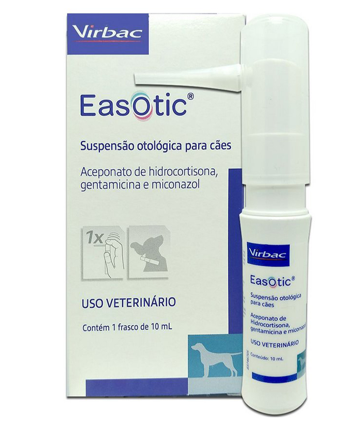 EASOTIC SOLUÇÃO OTOLOGICA PARA CÃES 10 ML