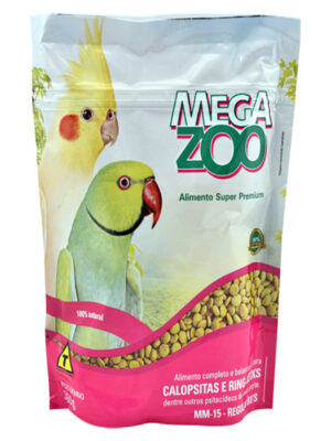 MEGAZOO EXTRUSADA CALOPSITA E RING-NECKS 300G