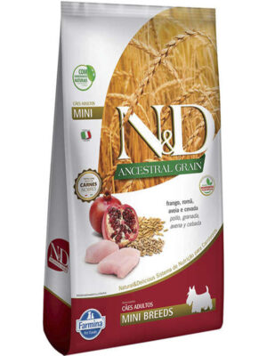 N&D ANCESTRAL GRAIN CANINE FRANGO MINI 2,5 KG