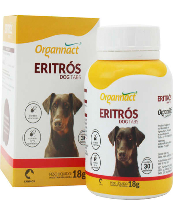 ERITRÓS TABS ORGANNACT 30 CP