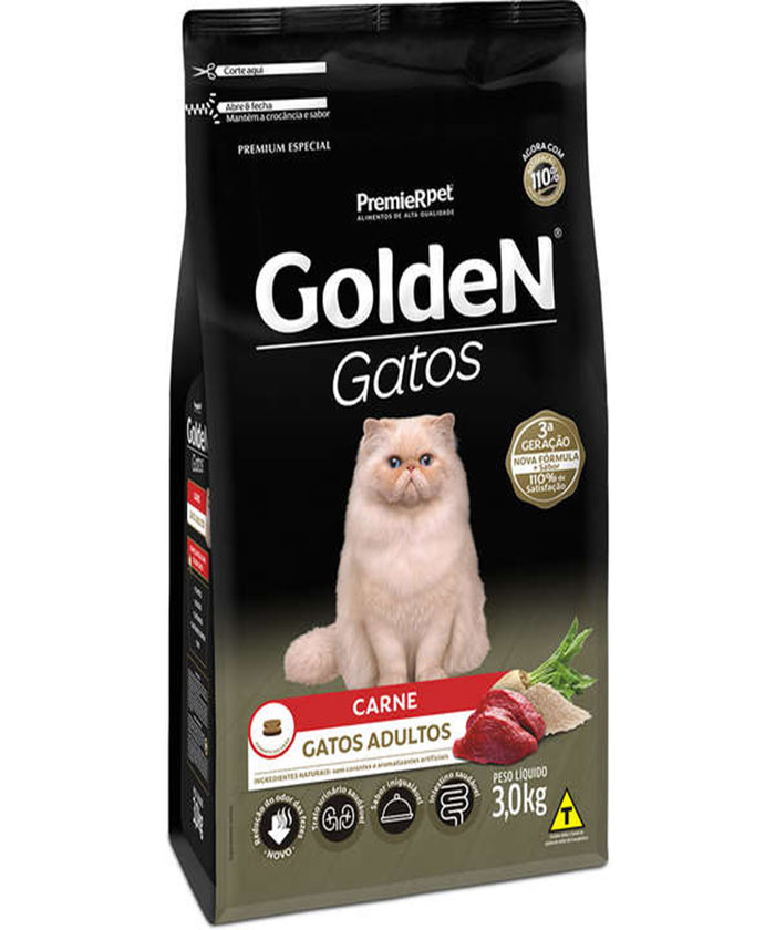 GOLDEN GATOS CARNE 3 KG