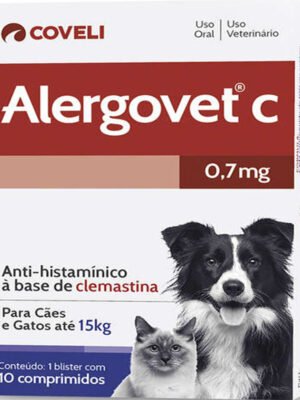 ALERGOVET C 0,7 MG 10 COMP.
