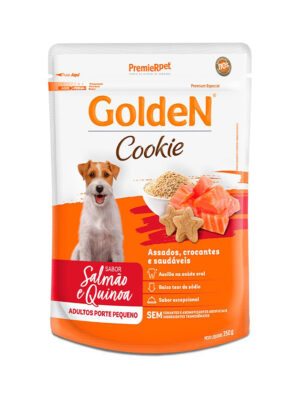 GOLDEN COOKIE ADULTO P.PORT SALMAO E QUINOA 350 GR