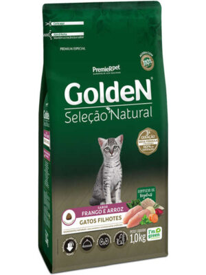 GOLDEN GATOS SELEÇÃO NATURAL FILHOTES 1 KG