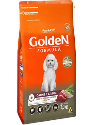 GOLDEN ADULTO MINI BITS CARNE E ARROZ 3 KG