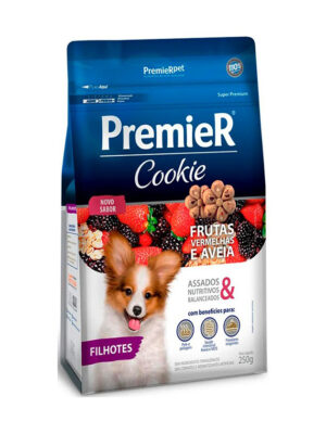 PREMIER COOKIE FILHOTES  FRUTAS VERMELHAS 250 GR