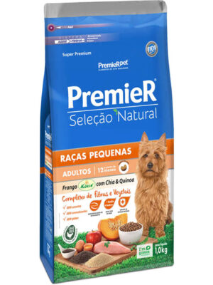 PREMIER SELEÇAO NATURAL RAÇAS PEQUENAS CHIA & QUINOA 1 KG