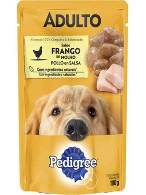 PEDIGREE SACHE ADULTO FRANGO AO MOLHO 100 GR