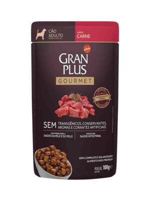 GRAN PLUS SACHE CAO ADULTO CARNE 100 GR