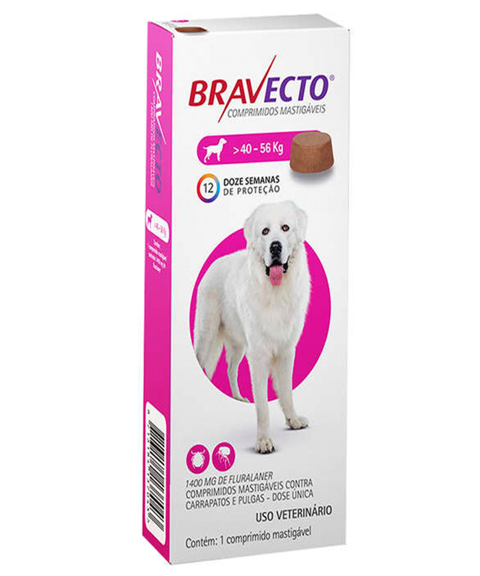BRAVECTO CAES 40-56KG - 1400MG
