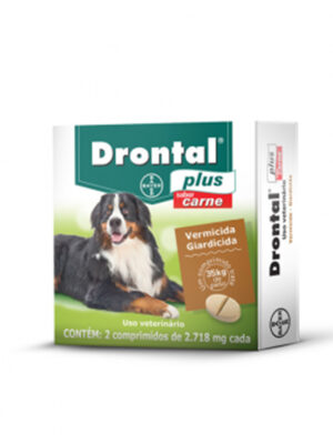 DRONTAL PLUS 35 KG 2 COMPRIMIDOS CARNE