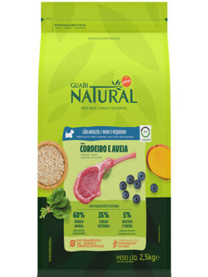 GN CAES PEQUENO CORDEIRO E AVEIA 2,5 KG