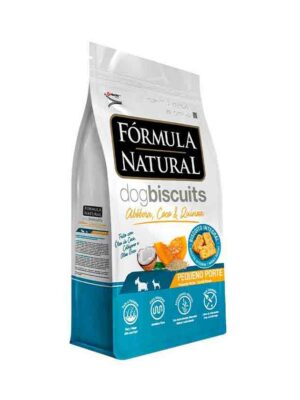 FORMULA NATURAL DOG BISCUITS ABOBORA,COCO E QUINOA PP 250GR