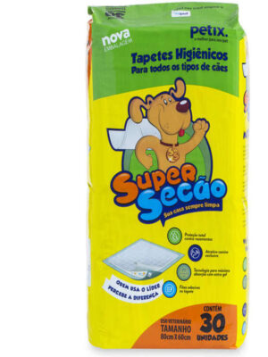 TAPETE HIGIENICO SUPER SECÃO COM 30 UNIDADES