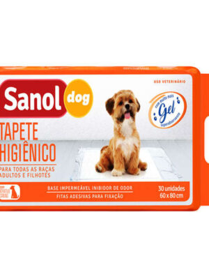 TAPETE HIGIENICO SANOL COM 30 UNIDADES